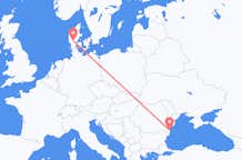 Flyreiser fra Constanta, Romania til Billund, Danmark