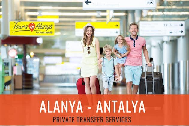 Trasferimento privato da Alanya Resorts all'aeroporto di Antalya