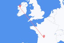 Flights from Brive-la-Gaillarde in France to Knock, County Mayo in Ireland
