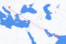 Flyreiser fra Muscat, Oman til Sarajevo, Bosnia-Hercegovina