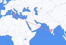出发地 印度哥印拜陀目的地 马耳他瓦莱塔的航班