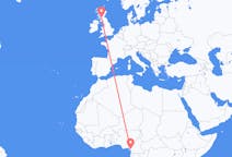 Flyreiser fra Douala, Kamerun til Glasgow, Skottland