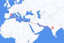 Flights from Aurangabad, India to Palma de Mallorca, Spain