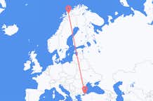 Loty z Bardufossa, Norwegia Do Istambułu, Turcja
