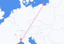 Flyrejser fra Gdańsk til Genova