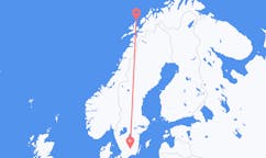 Flyg från Andenes till Växjö