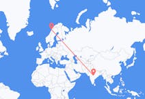 Flights from Nagpur, India to Bodø, Norway
