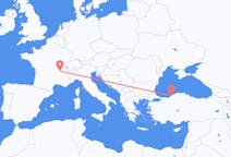 Flüge von Zonguldak, nach Lyon