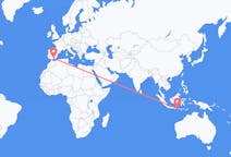 Flyg från Praya, Lombok, Indonesien till Granada, Nicaragua, Spanien