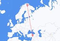 Flights from Gaziantep, Turkey to Ivalo, Finland