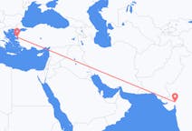 Flyreiser fra Ahmadabad, til Mytilene