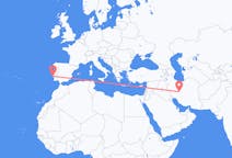 Flyreiser fra Isfahan, til Lisboa