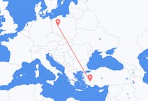 Voli da Poznań, Polonia a Denizli, Turchia