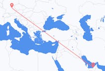 Flyrejser fra Abu Dhabi, De Forenede Arabiske Emirater til Nürnberg, Tyskland