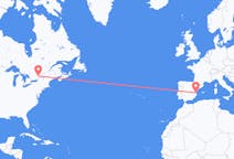 Flights from Ottawa, Canada to Valencia, Spain