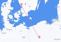 Flights from Halmstad, Sweden to Poznań, Poland
