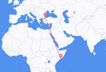 Flyreiser fra Mogadishu, Somalia til Istanbul, Tyrkia