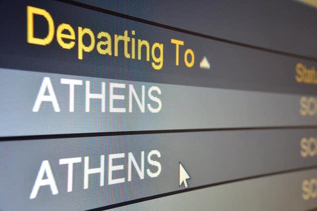 Transfer van de luchthaven Athene naar het stadscentrum