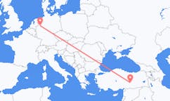 Flyreiser fra Malatya, Tyrkia til Münster, Tyskland