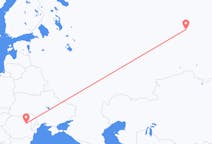 Flights from Khanty-Mansiysk, Russia to Bacău, Romania