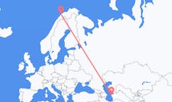 Flyg från Türkmenbaşy, Turkmenistan till Tromsö, Norge