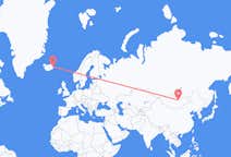 Loty z Ułan Bator, Mongolia do Egilsstaðir, Islandia