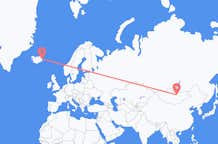出发地 蒙古乌兰巴托目的地 冰岛埃伊尔斯塔济的航班