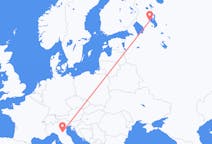 Fly fra Petrozavodsk til Bologna