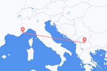 Flyg från Skopje till Nice