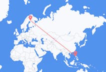 Flyg från Manila, Filippinerna till Rovaniemi, Finland