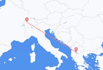 Lennot Ohridista, Pohjois-Makedonia Berniin, Sveitsi