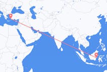 Flights from Balikpapan, Indonesia to Bodrum, Turkey