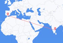 Flyrejser fra Tirupati, Indien til Málaga, Spanien