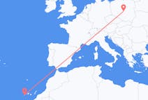 Flights from Valverde, Spain to Łódź, Poland