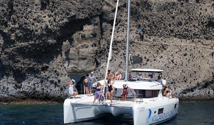 Luxury Caldera Cruise with a rich BBQ meal and drinks!