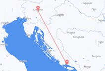 Vols de Ljubljana à Split