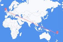 Flyreiser fra Nadi, Fiji til Belfast, Nord-Irland