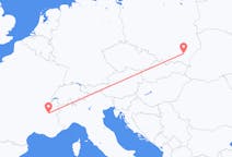 Loty z Rzeszowa, Polska do Grenoble, Francja