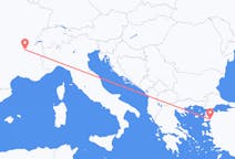 Flyg från Edremit till Lyon