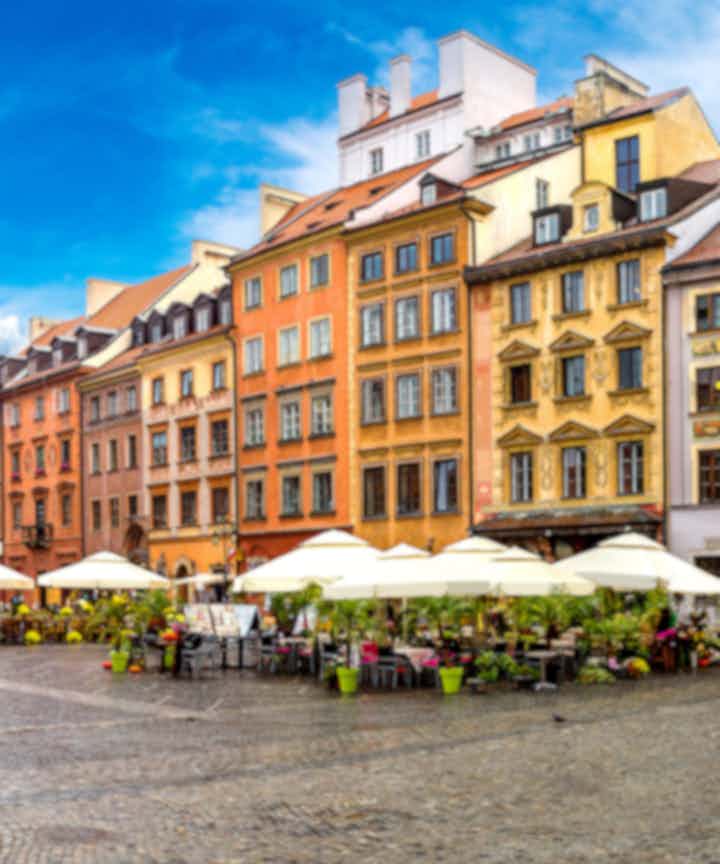 Flights from Calvi, Haute-Corse, France to Warsaw, Poland