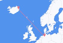出发地 冰岛埃伊尔斯塔济目的地 德国不来梅的航班