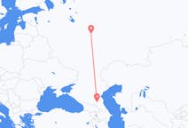Fly fra Nizjnij Novgorod til Grosnij