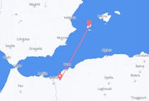 出发地 阿尔及利亚出发地 特莱姆森目的地 西班牙伊维萨岛的航班