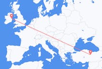 Flyreiser fra Sivas, Tyrkia til Dublin, Irland