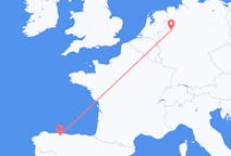 เที่ยวบิน จากซานติอาโก เดล มอนเต, สเปน ถึงมันสเตอร์, เยอรมนี