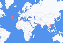 Flights from Pleiku, Vietnam to Horta, Azores, Portugal