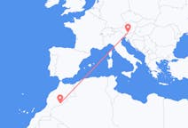 Flyg från Zagora, Marocko till Klagenfurt, Österrike