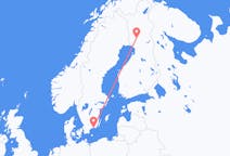 Flyreiser fra Karlskrona, Sverige til Rovaniemi, Finland