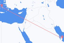 Vluchten van Doha, Qatar naar Paros, Griekenland