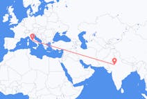 Vluchten van Kishangarh, India naar Rome, Italië